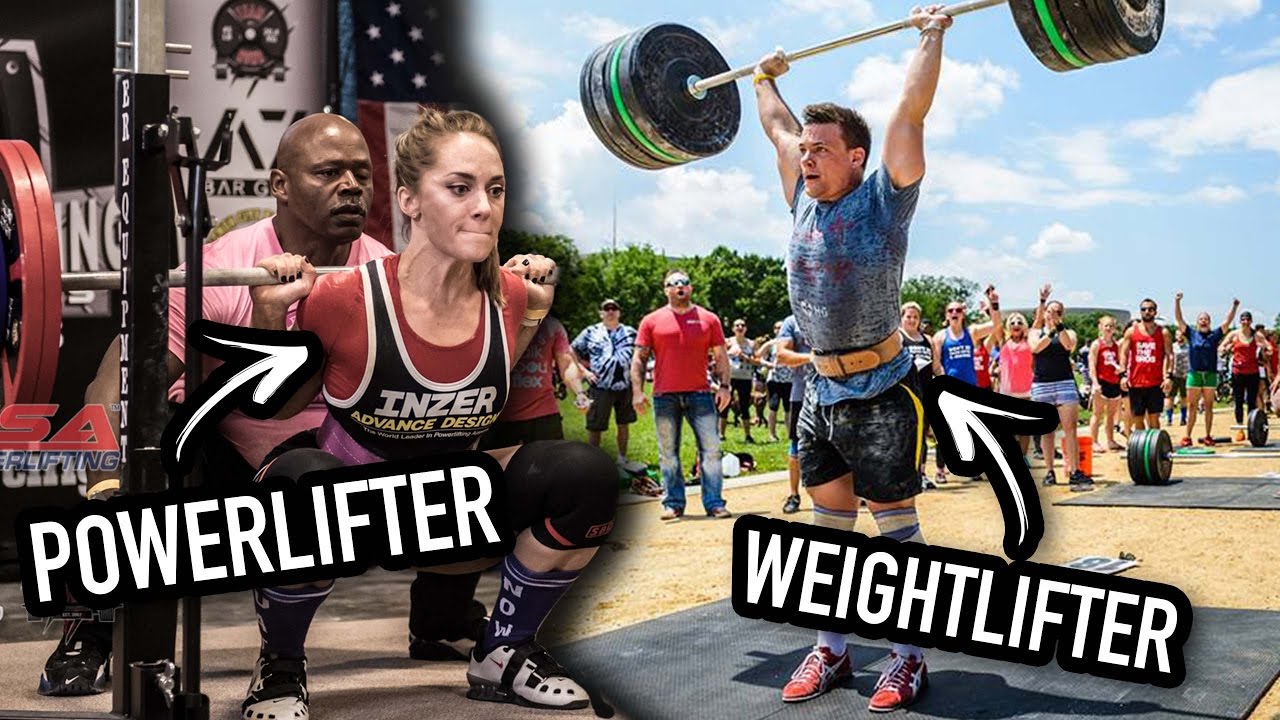 differenze weigthlifting powerlifting