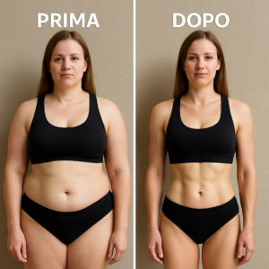 trasformazione fisica prima dopo dieta metabolica