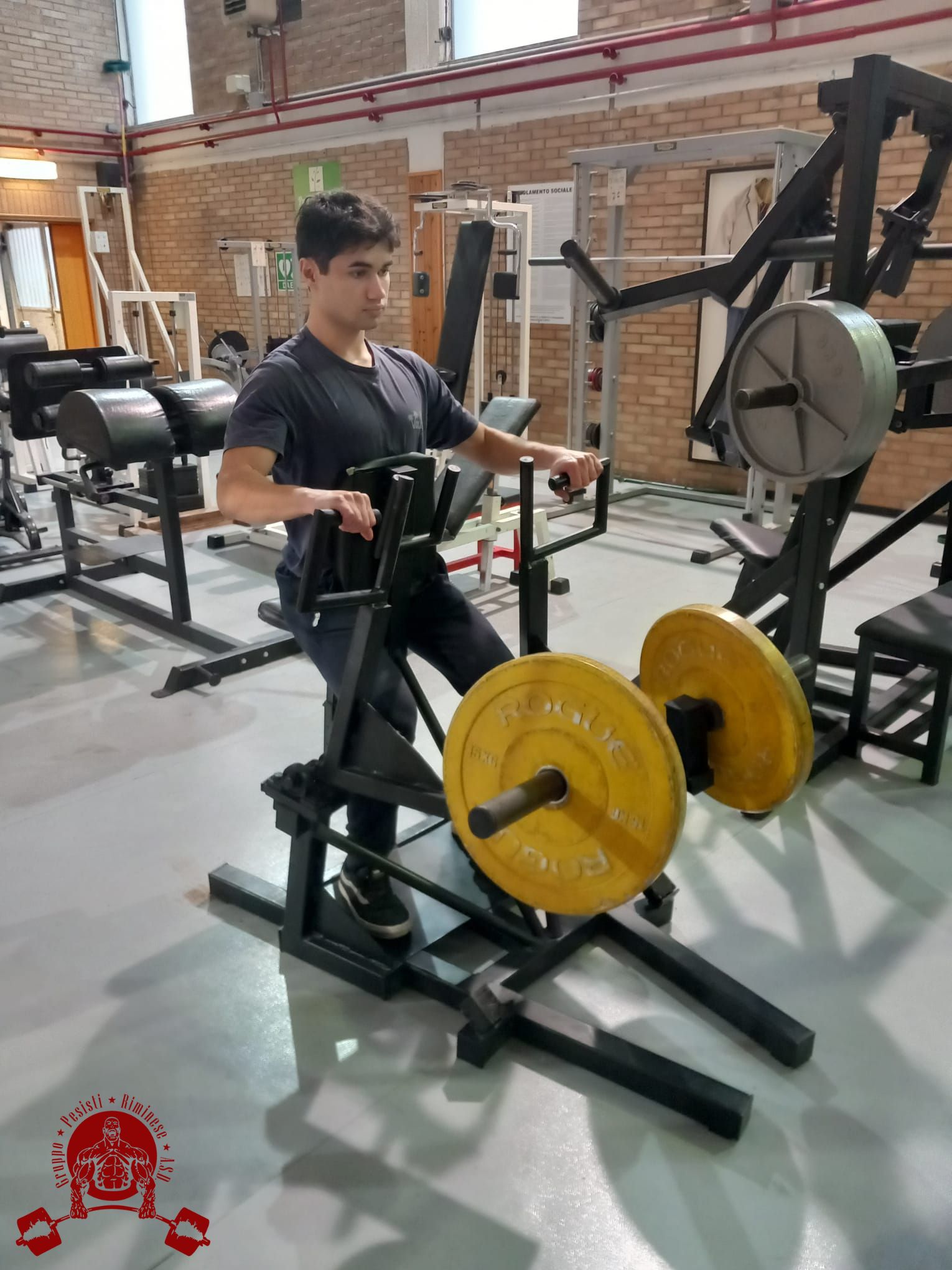 Esecuzione di una variante dell'upper back