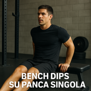 bench dips panca singola