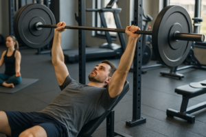 ragazzo palestra pesi