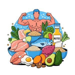 immagine di cosa mangiare per costruire il muscolo