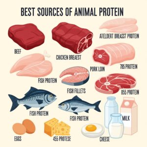 immagine migliori fonti proteine animali