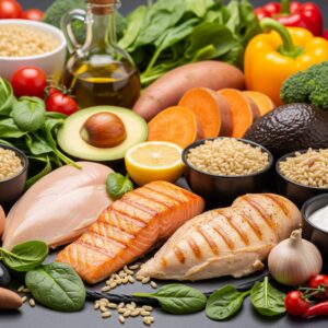 immagine sugli alimenti sani per il muscolo